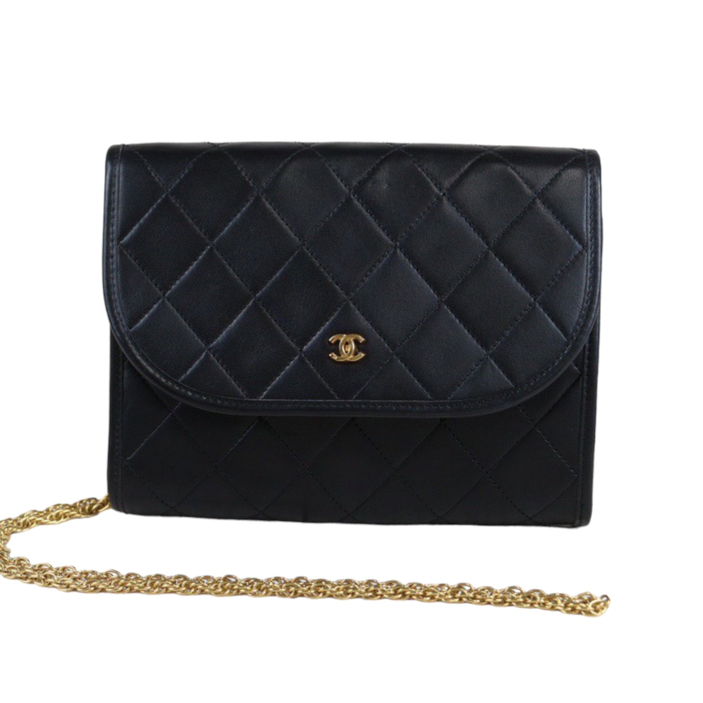 Rank A ｜ CHANEL Mini Coco Mark Matrasse Lambskin Chain Shoulder Bag ｜23032302