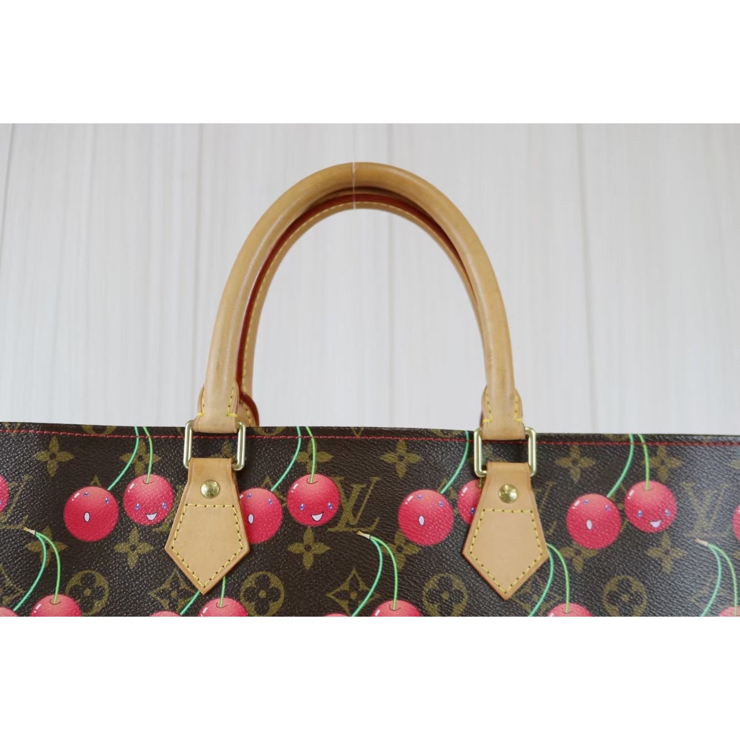 Rank A ｜ LV Takashi Murakam Monogram Sac Plat Tote Bag ｜030503