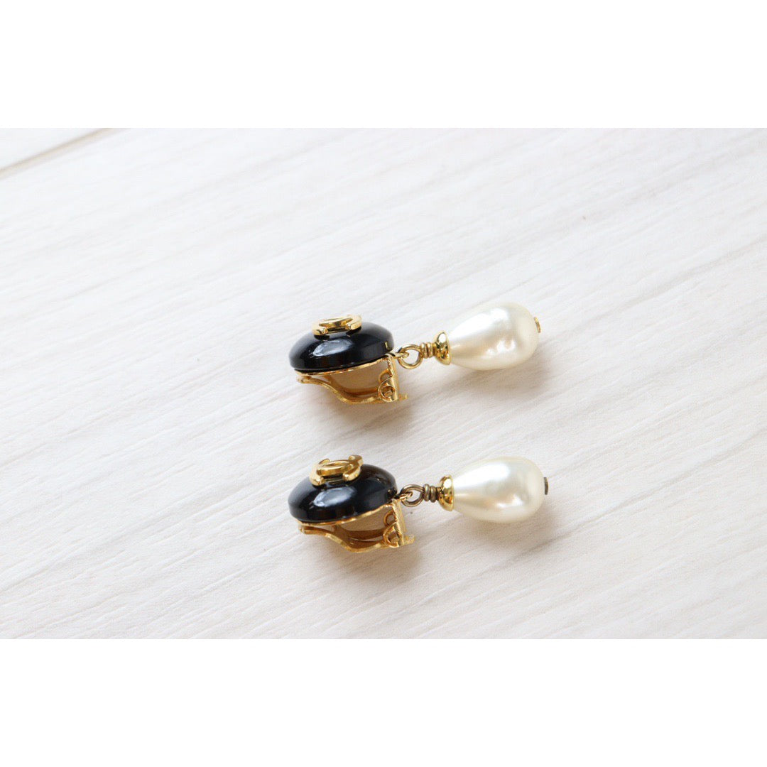 Rank A ｜CHANEL Cocomark Pearl Earring｜23021307