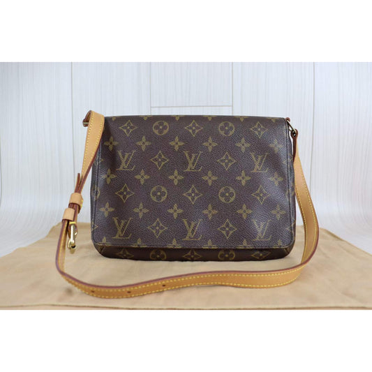 Rank A ｜ LV Monogram Musette Tango Shoulder Bag｜090612