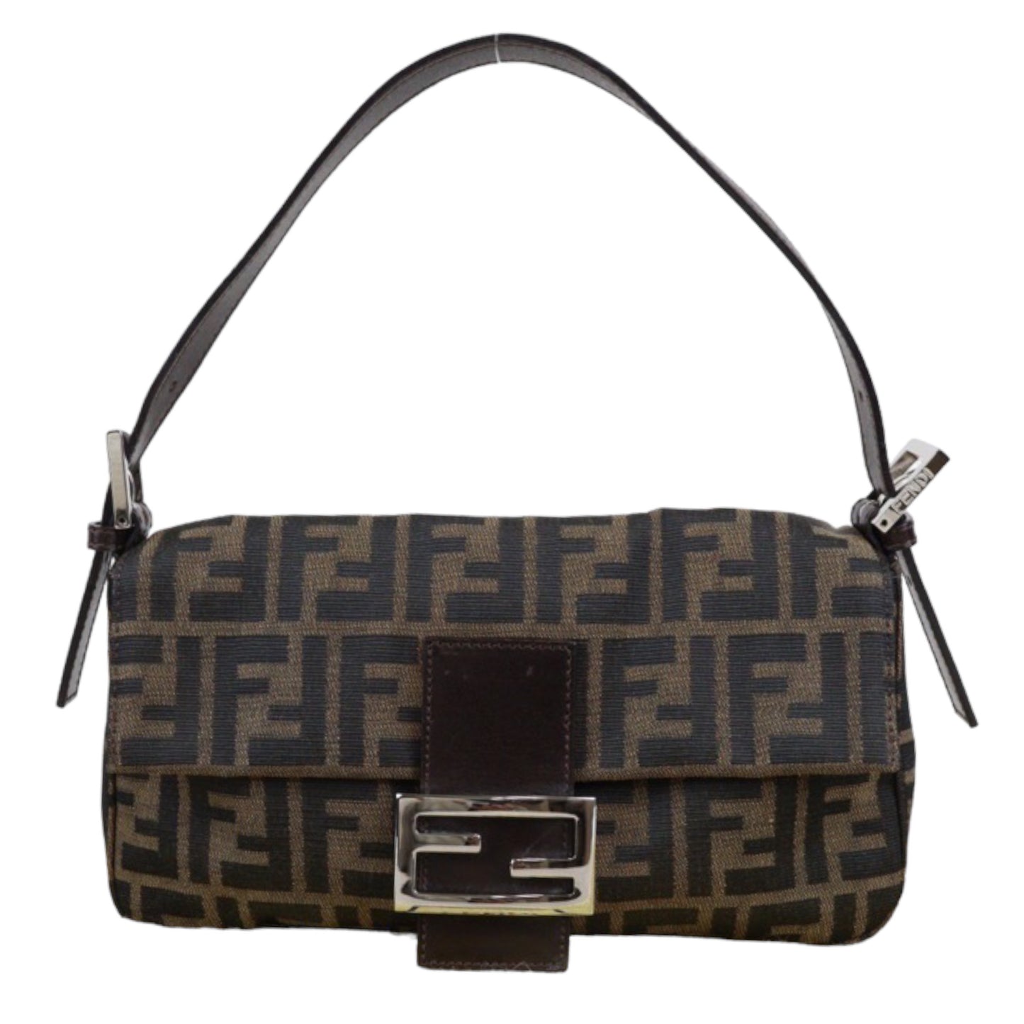 Rank A｜ FENDI Zucca Mamma Baguette Shoulder Bag ｜23040404