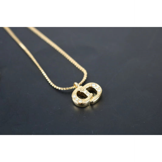 Rank SA ｜ Dior CD Necklace 18k Gold Plated｜051802