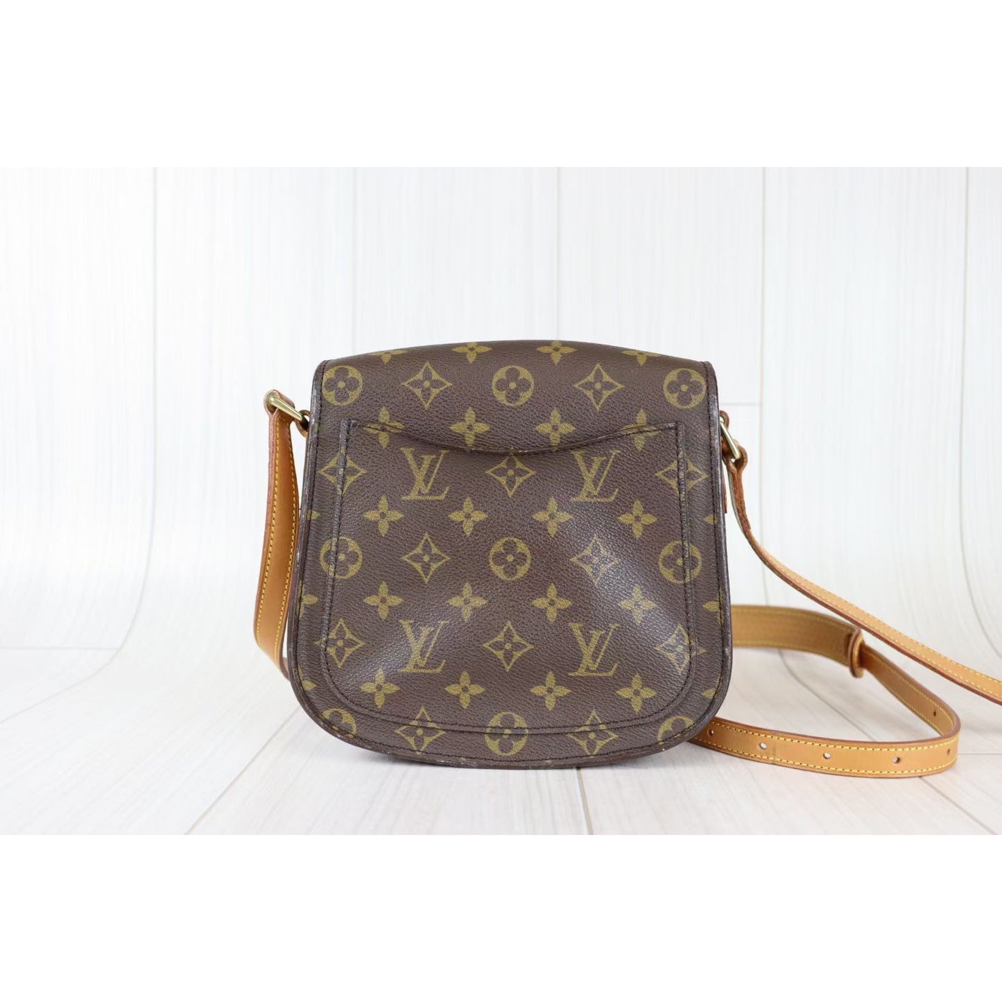 Rank AB ｜ LV Monogram Saint Cloud MM Shoulder Bag ｜083005