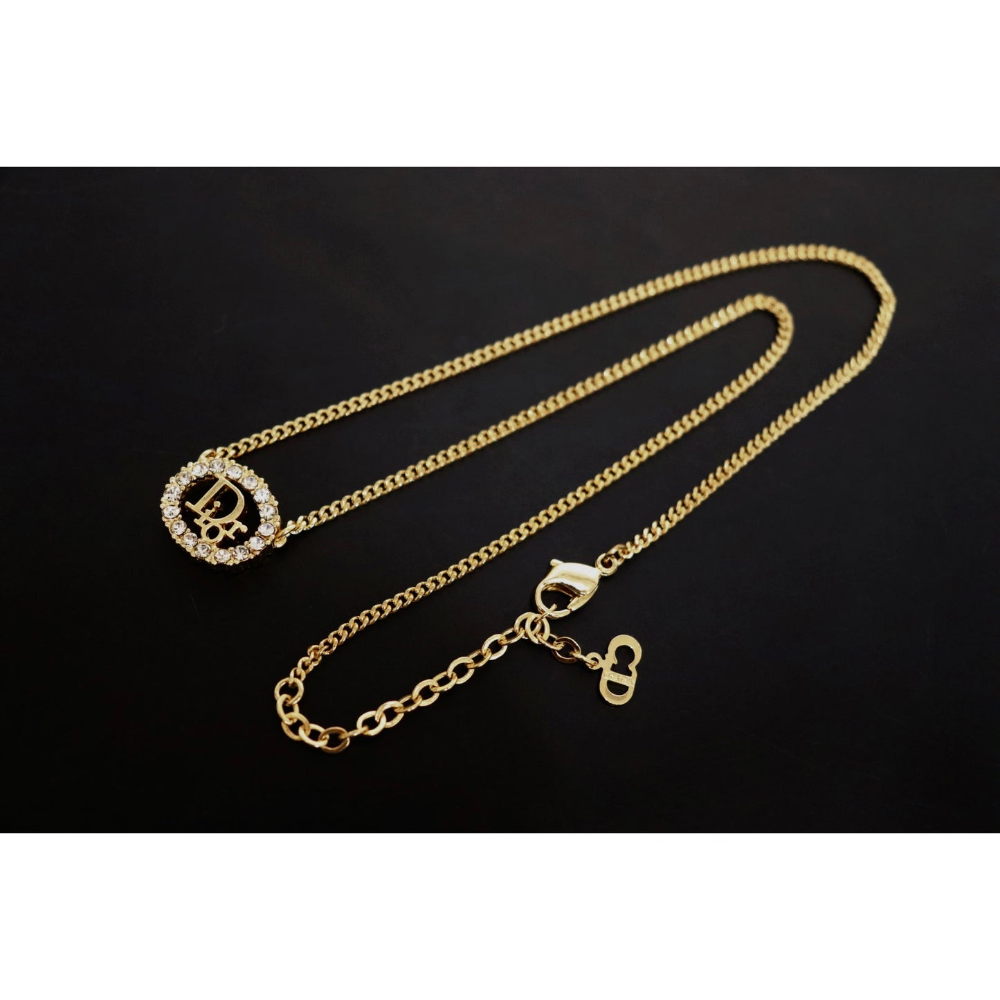 Rank SA ｜ Dior CD Necklace 18k Gold Plated ｜090701