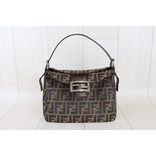 Rank A ｜ FENDI Zucca Mamma Bucket  Shoulder Bag｜082819