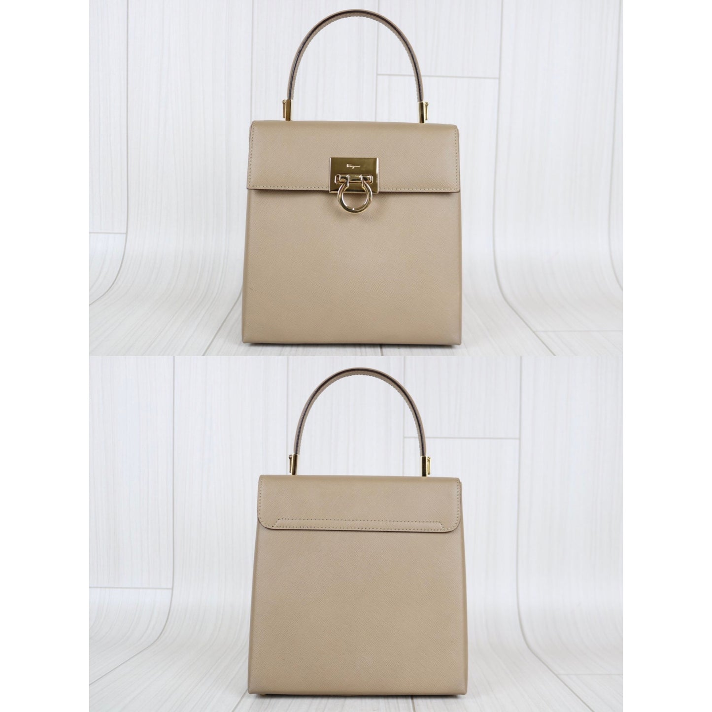 Rank SA ｜Ferragamo Gancini 2WAY Handbag Shoulderbag｜061107