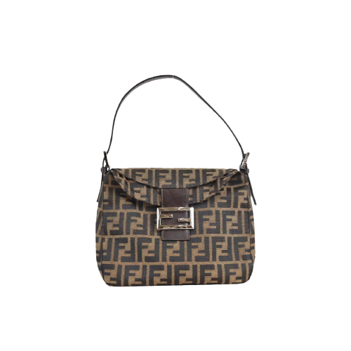 Rank A ｜ FENDI Zucca Mamma Baguette Shoulder Bag ｜072201