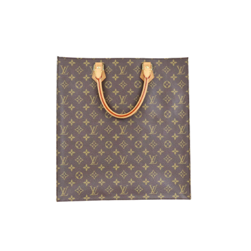 Rank A ｜ LV Monogram Sac Plat Tote Bag ｜073013