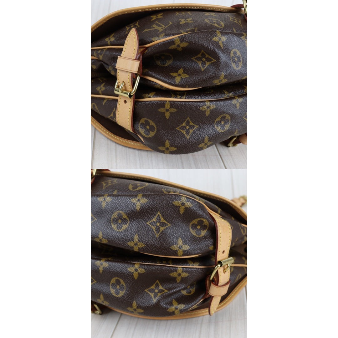 Rank AB ｜ LV Monogram Saumur MM Shoulder Bag｜23082902 – BRAND GET