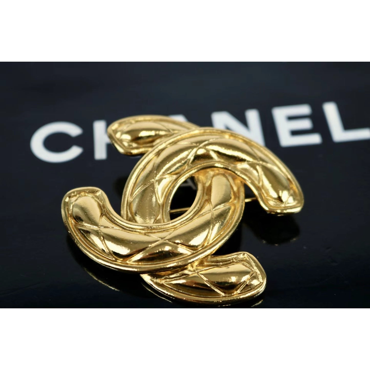 Rank SA ｜ CHANEL Coco Mark Brooch 18k Gold Plated  ｜032417