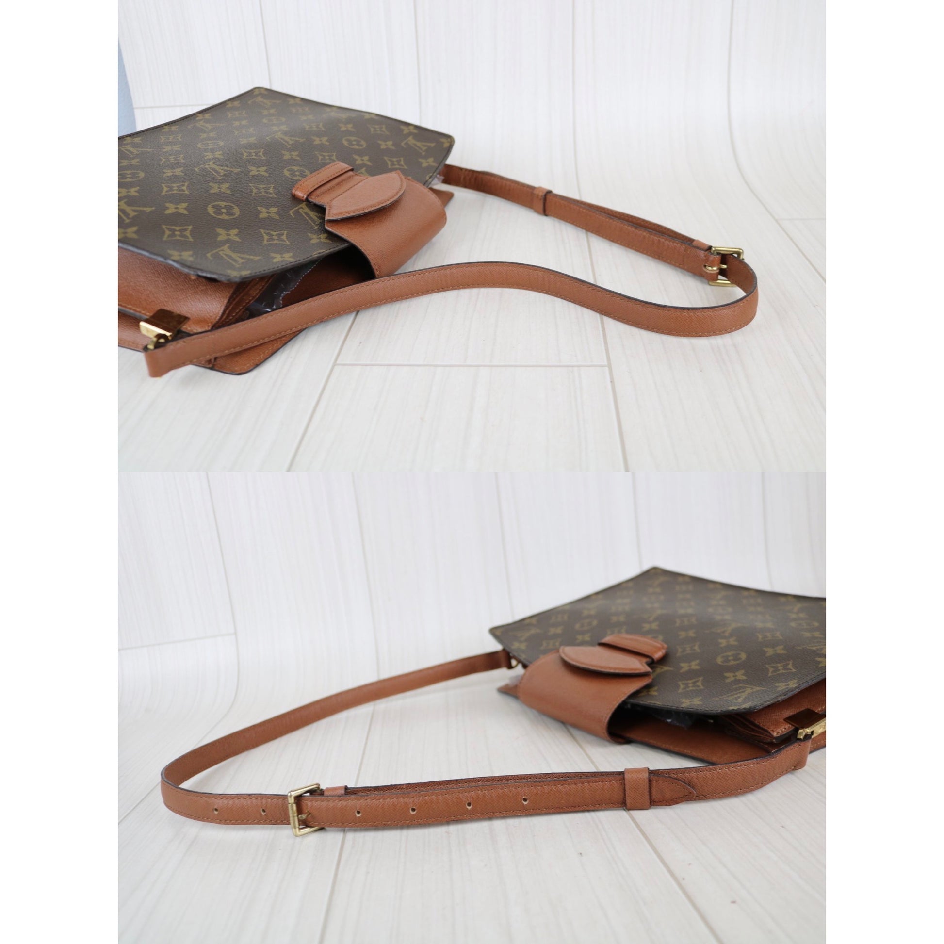 Louis Vuitton Monogram Courcelles Bag - Brown Shoulder Bags