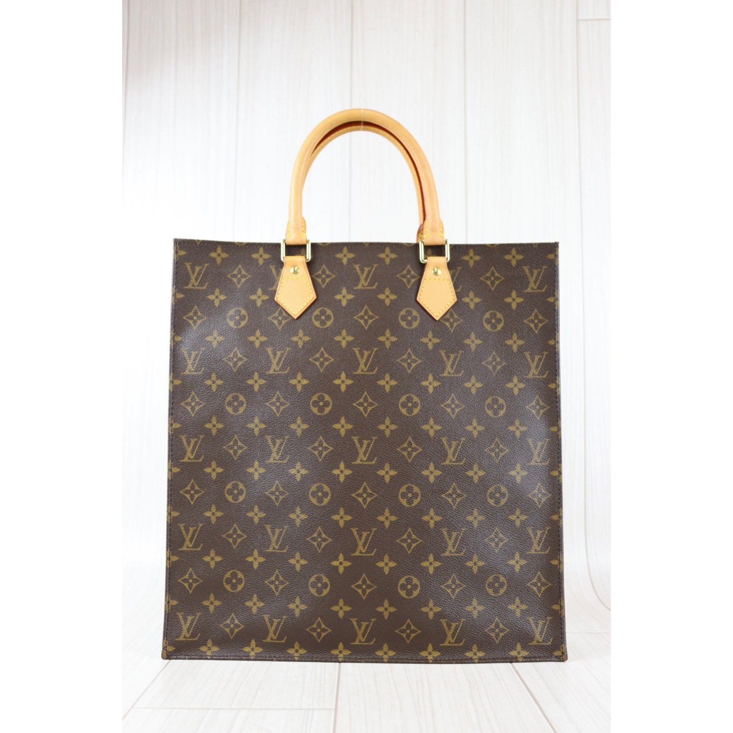 Rank A ｜ LV Monogram Sac Plat Tote Bag ｜081905