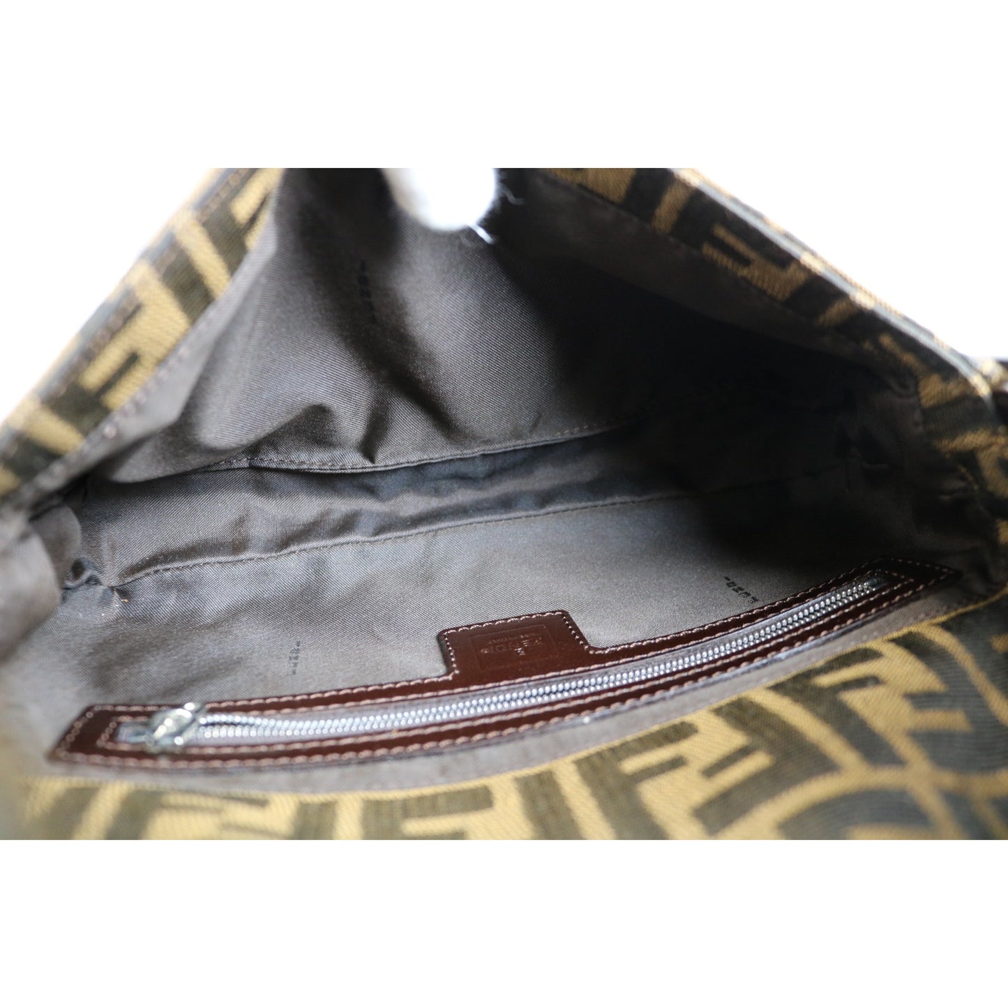 Rank A ｜ FENDI Zucca Mamma Baguette Shoulder Bag ｜062105
