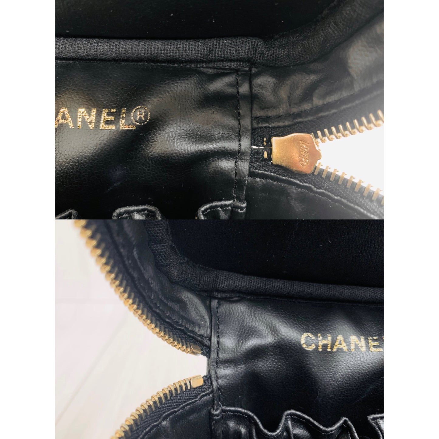 Rank A ｜ CHANEL Caviar Skin Vanity Handbag ｜080203