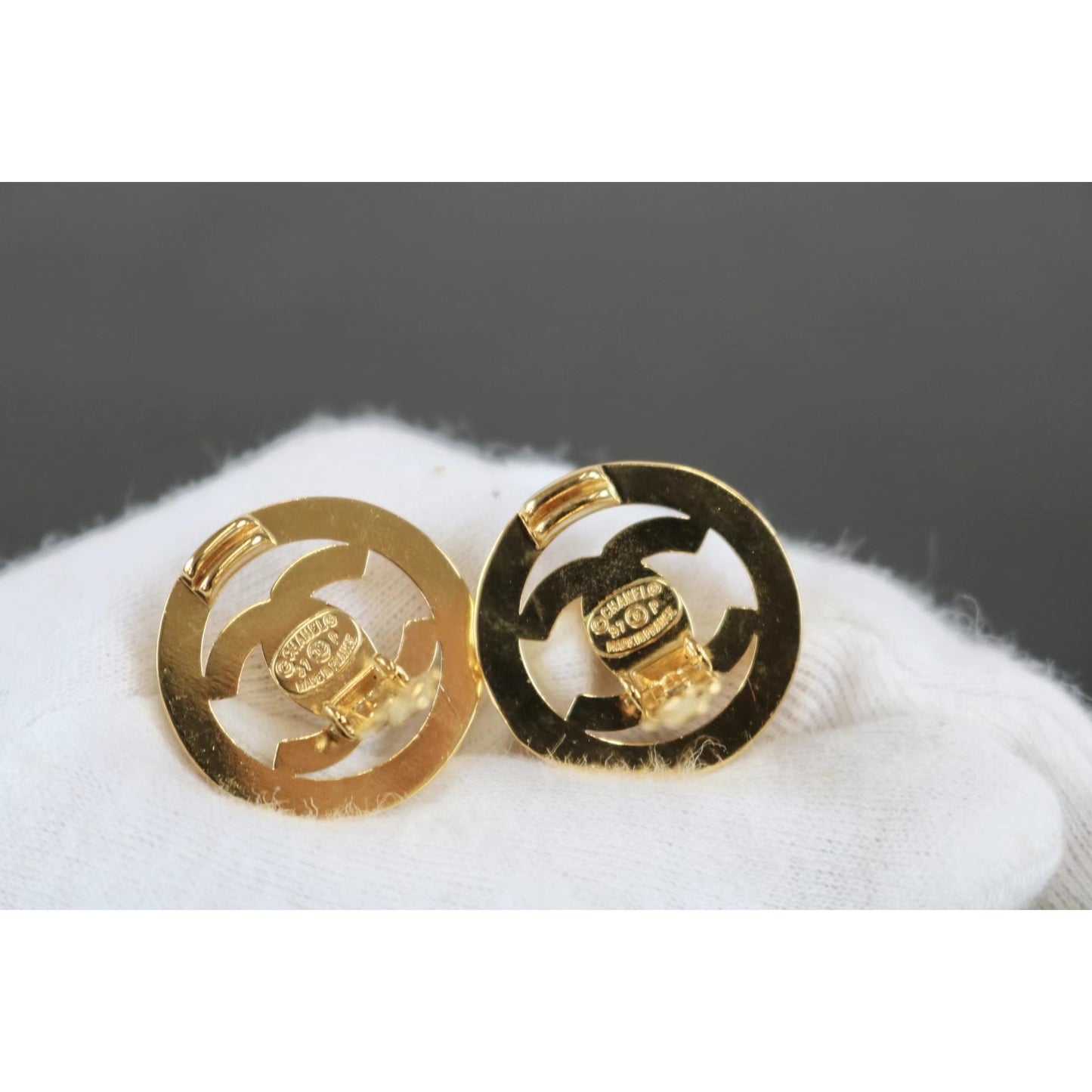 Rank SA ｜CHANEL Coco Mark Earrings 18k Gold Plated ｜052802