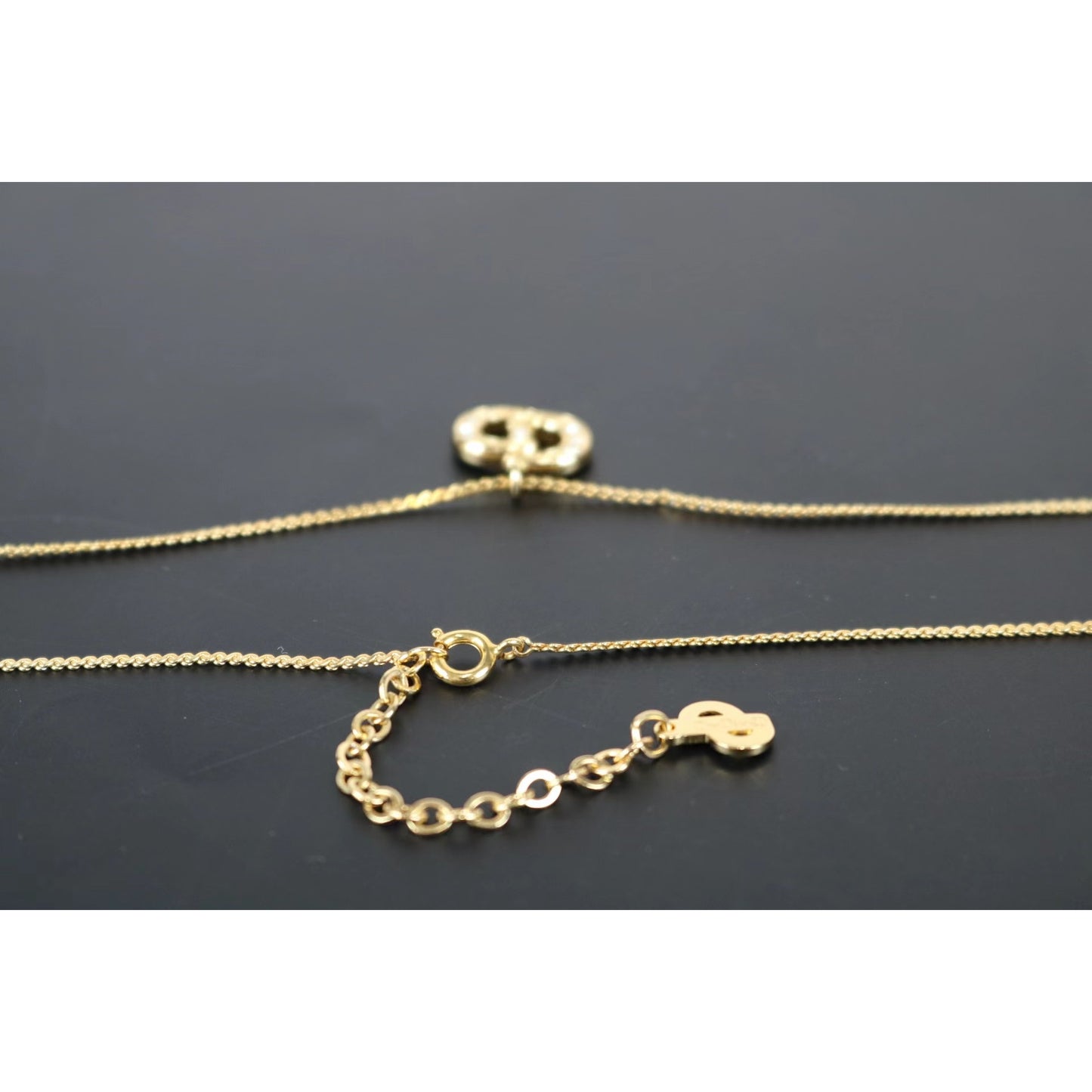 Rank A ｜ Dior Necklace Diamond Gold ｜041801