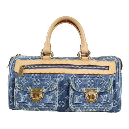 Rank A ｜  LV Monogram Denim  Handbag   ｜23031407