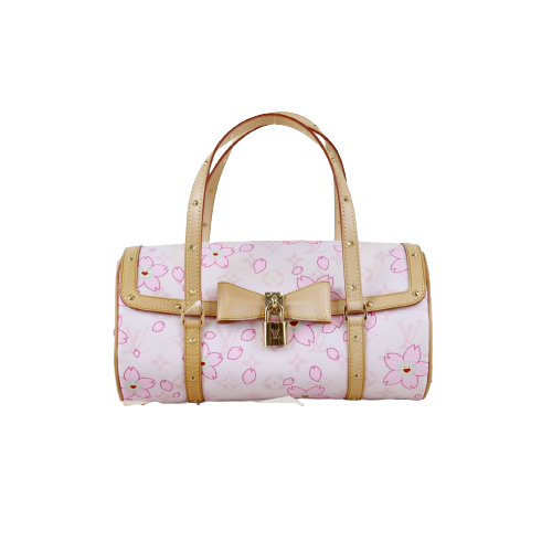 Rank A ｜LV Monogram Cherry Blossom Rose Pink Takashi Murakami｜071808