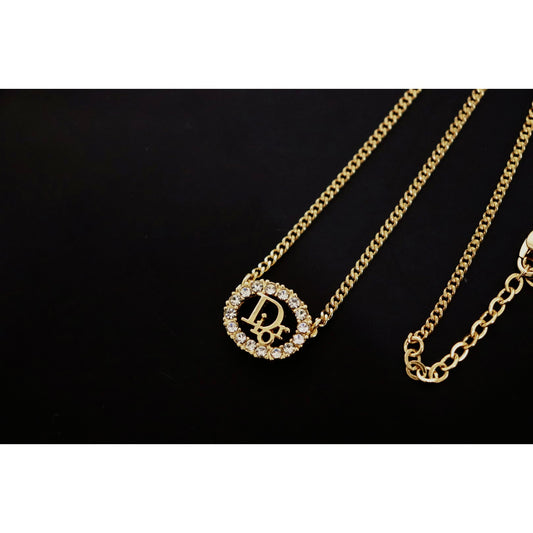 Rank SA ｜ Dior CD Necklace 18k Gold Plated ｜090701