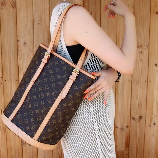 Rank A ｜LV Monogram Bucket GM Tote Bag｜062408