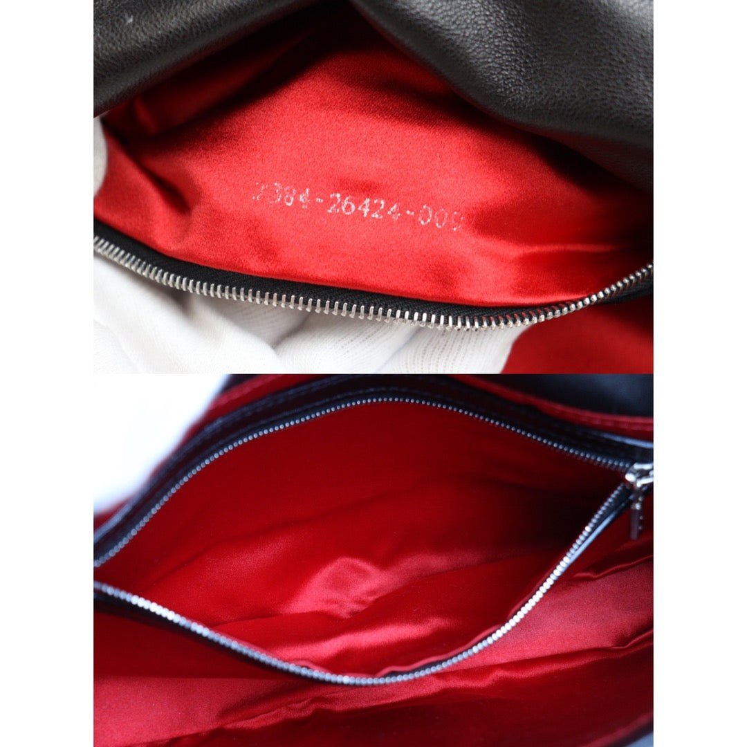 Rank A｜ FENDI Lamb Leather Baguette Shoulder Bag ｜23041701