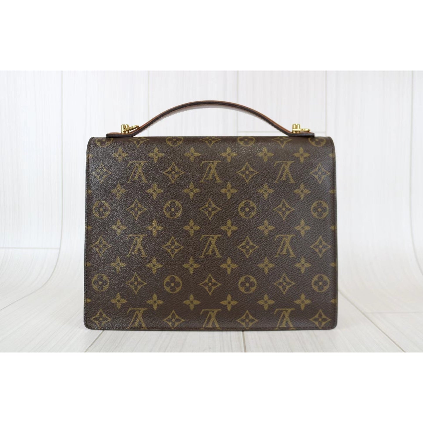 W-Rank A ｜ LV Monogram Monceau28 Shoulder Bag ｜062804