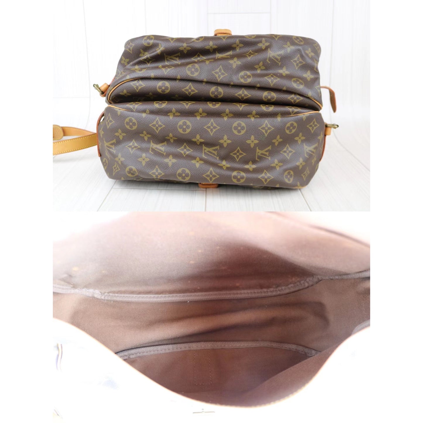 Rank AB｜ LV Monogram Saumur GM Shoulder Bag｜093015