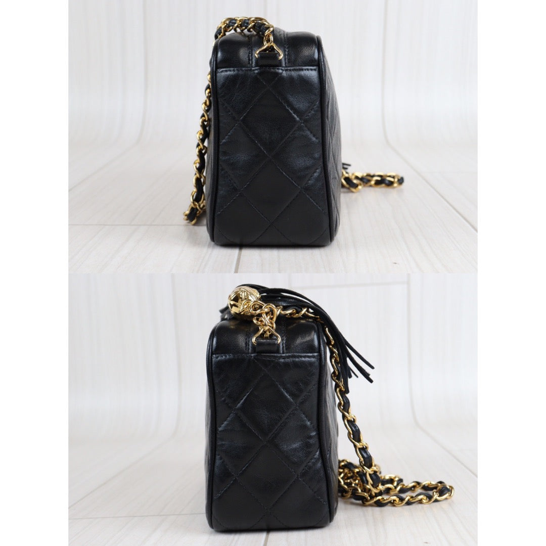 Rank A ｜ CHANEL Matrasse Lambskin Chain Shoulder Bag ｜23032802