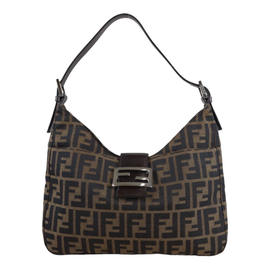 Rank A｜ FENDI Zucca Mamma Shoulder Bag ｜23010606