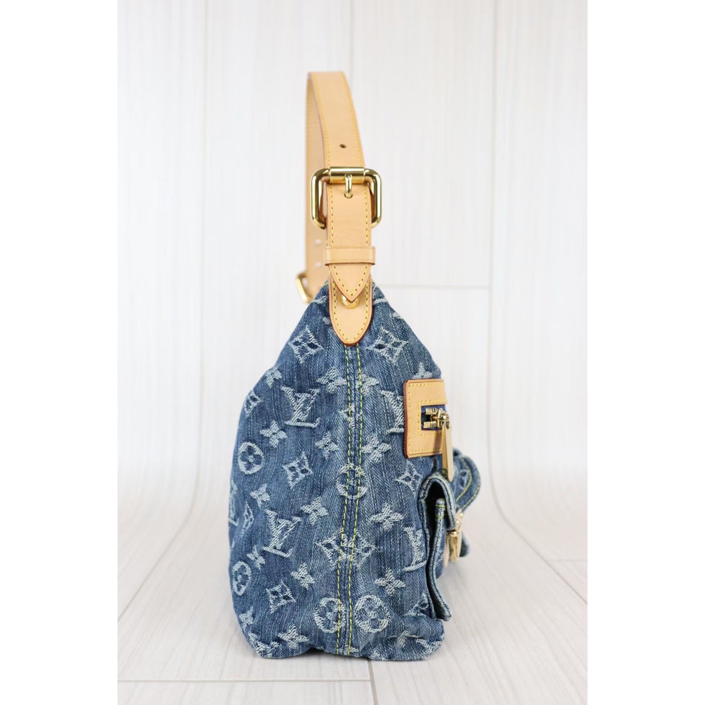 Rank A ｜ LV Monogram Denim Shoulder Bag ｜071812