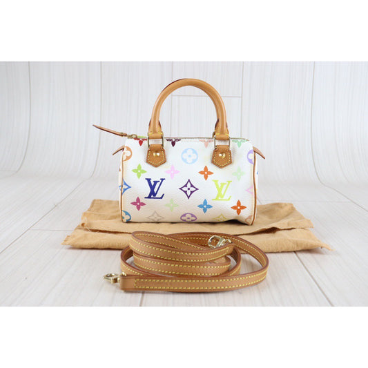 Rank AB ｜ LV Multi Monogram Mini Speedy Handbag｜22122306
