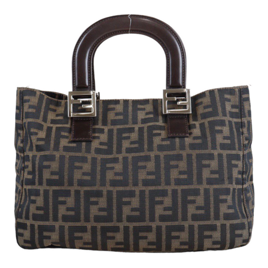 Rank A ｜ FENDI Zucca Mamma HandBag ｜23020606