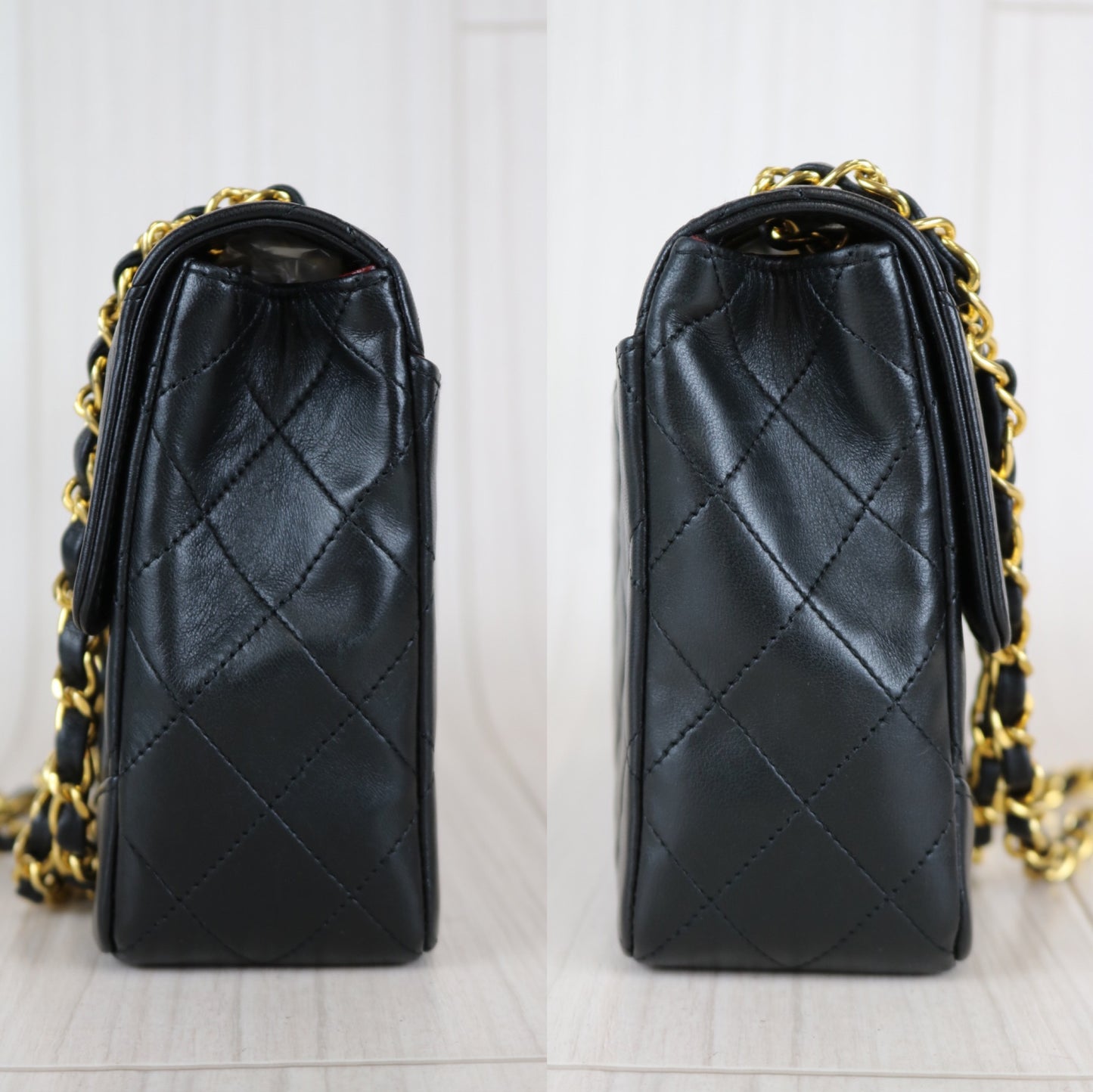 Rank A ｜CHANEL Vintage Matrasse 23 Lamb Skin Shoulder Bag ｜053101