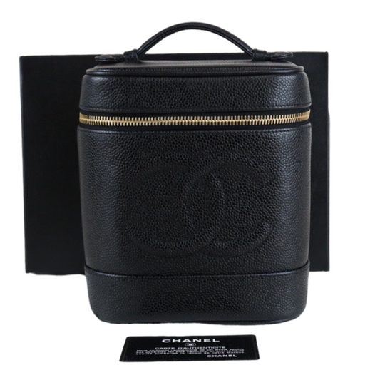 Rank A ｜ CHANEL Caviar Skin Vanity Handbag ｜22122203