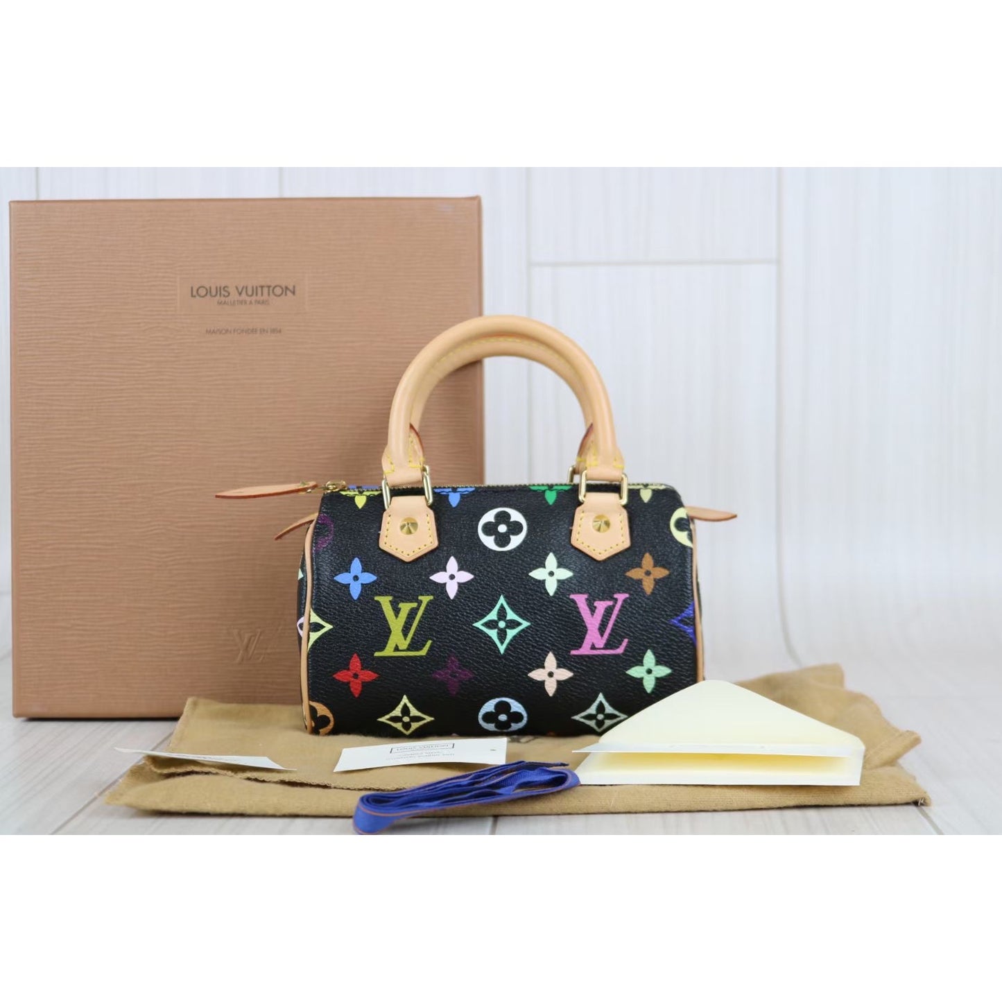 Rank S ｜ LV Multi Monogram Mini Speedy Handbag｜041105