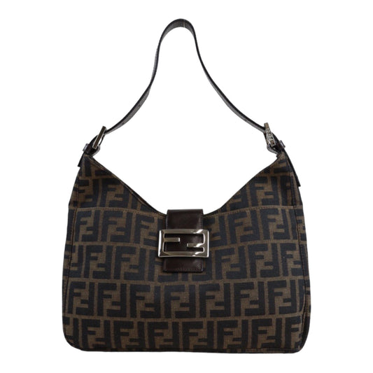 Rank A｜ FENDI Zucca Mamma Shoulder Bag ｜23032804