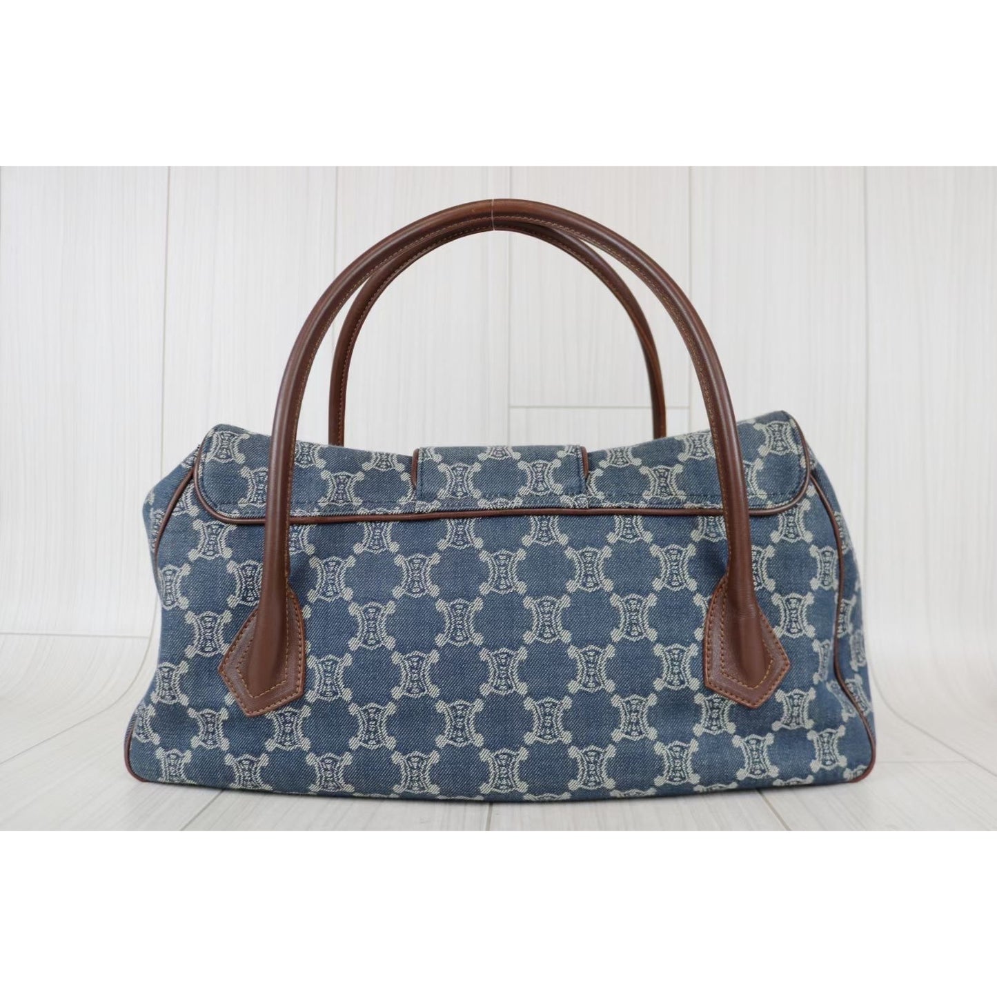 Rank AB｜Celine Macadam Denim HandBag｜031702