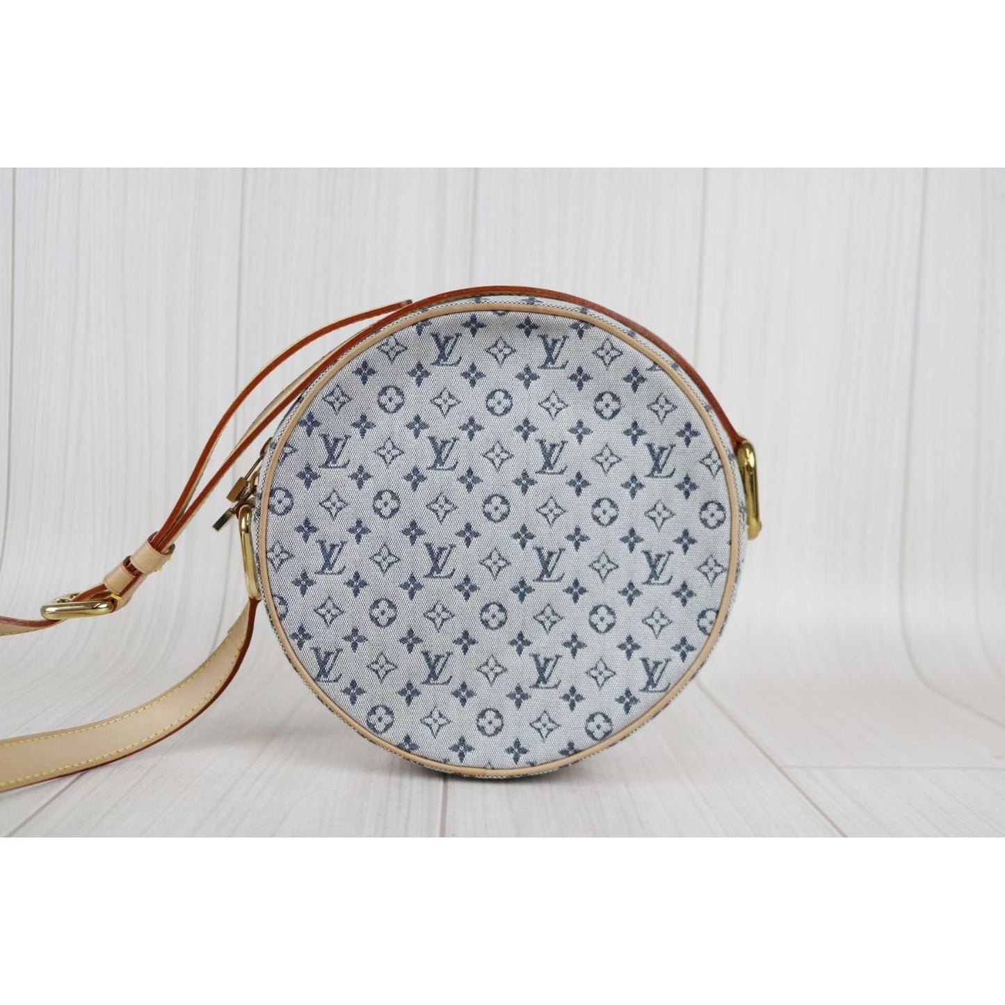 Rank A｜ LV Blue Monogram Mini Canvas Shoulder Bag ｜030411