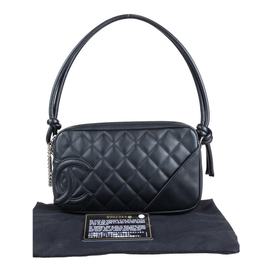 Rank A ｜ CHANEL Cambon Line Shoulder Pouch ｜23020708