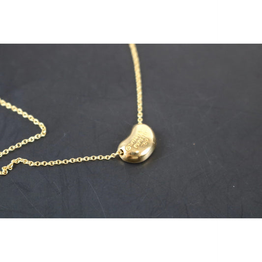 W-Rank A｜Tiffany & Co. Bean Necklace 18k Yellow Gold｜062510