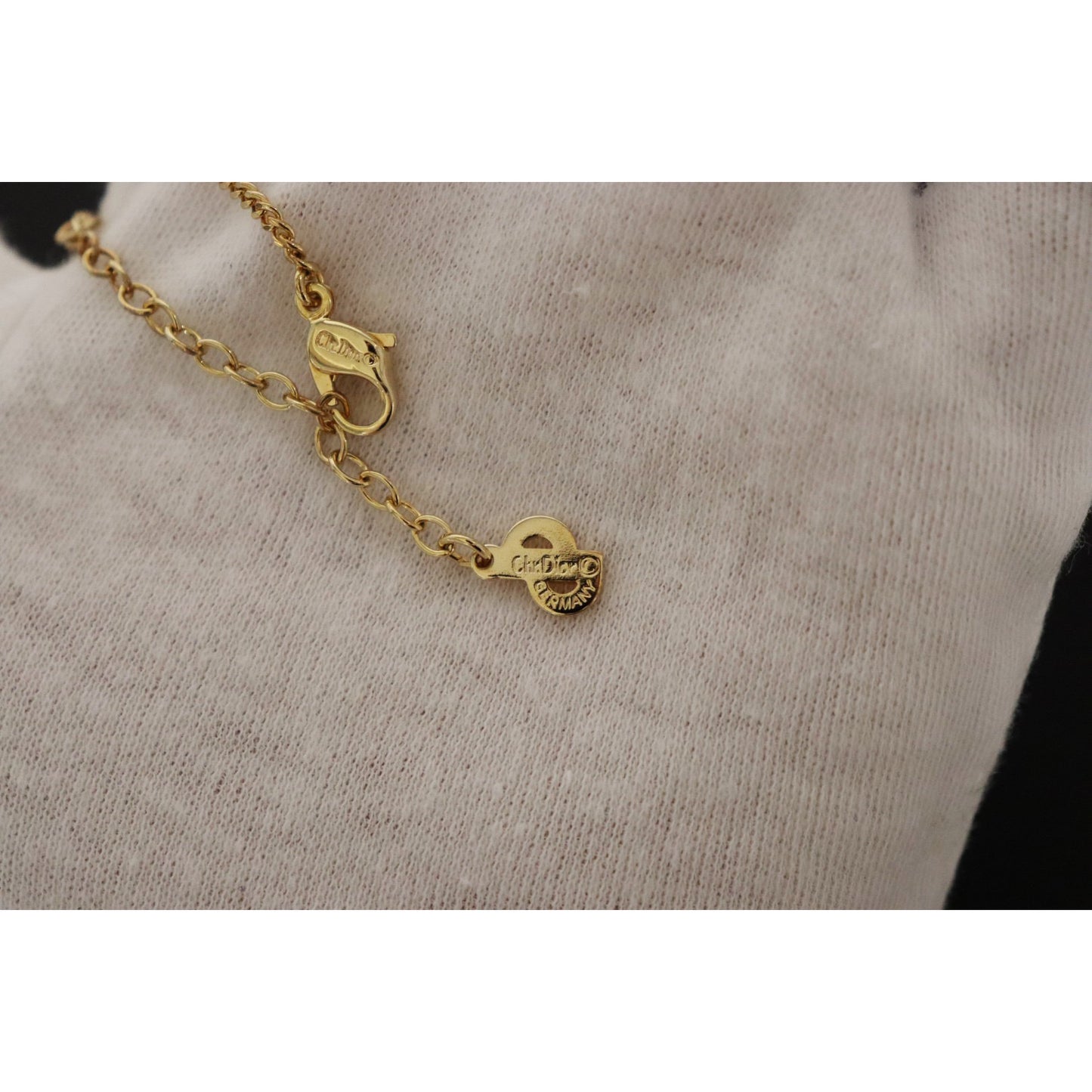 Rank A ｜ Dior CD Necklace 18k Gold Plated ｜090305