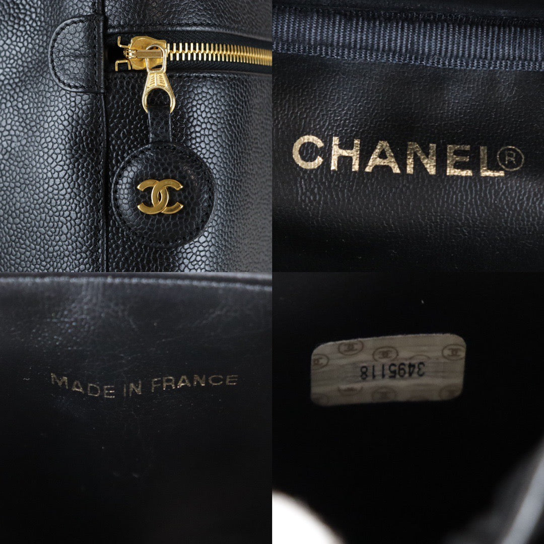 Rank A ｜ CHANEL Caviar Skin Vanity Handbag ｜22122203