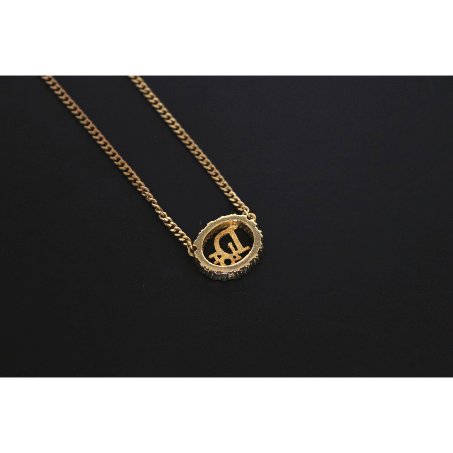 Rank A ｜ Dior CD Necklace 18k Gold Plated ｜090305