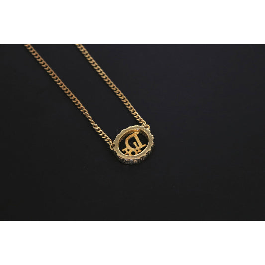 Rank A ｜ Dior CD Necklace 18k Gold Plated ｜090305