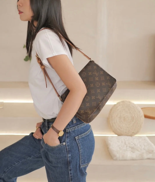 Rank AB ｜ LV Monogram Musette Tango Shoulder Bag｜031405