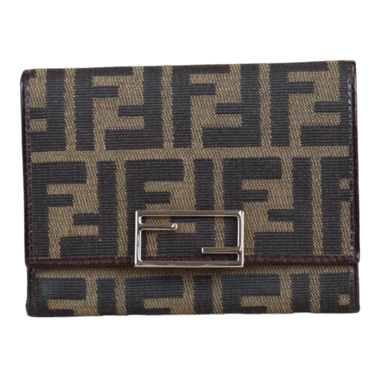 Rank A ｜FENDI  Zucca Mamma Wallet ｜23012506