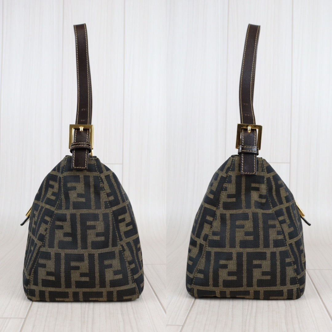 Rank A ｜ FENDI Zucca Mamma Shoulder Bag ｜23040401