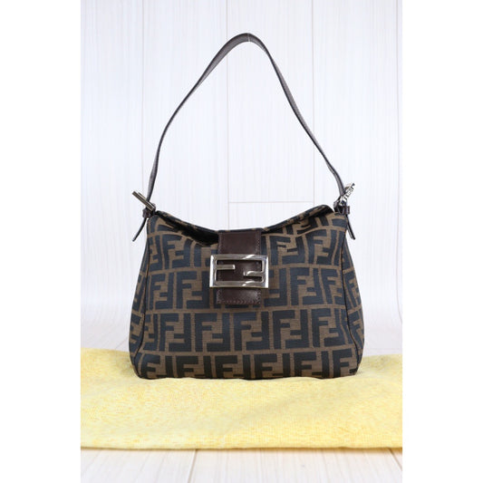 Rank A ｜ FENDI Zucca Mamma Bucket  Shoulder Bag｜23021001