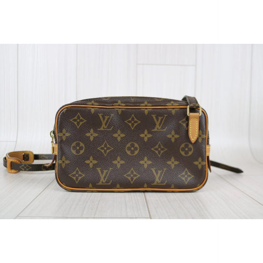 Rank AB｜LV Monogram Pochette Marley Bandolier Shoulder Bag｜040402