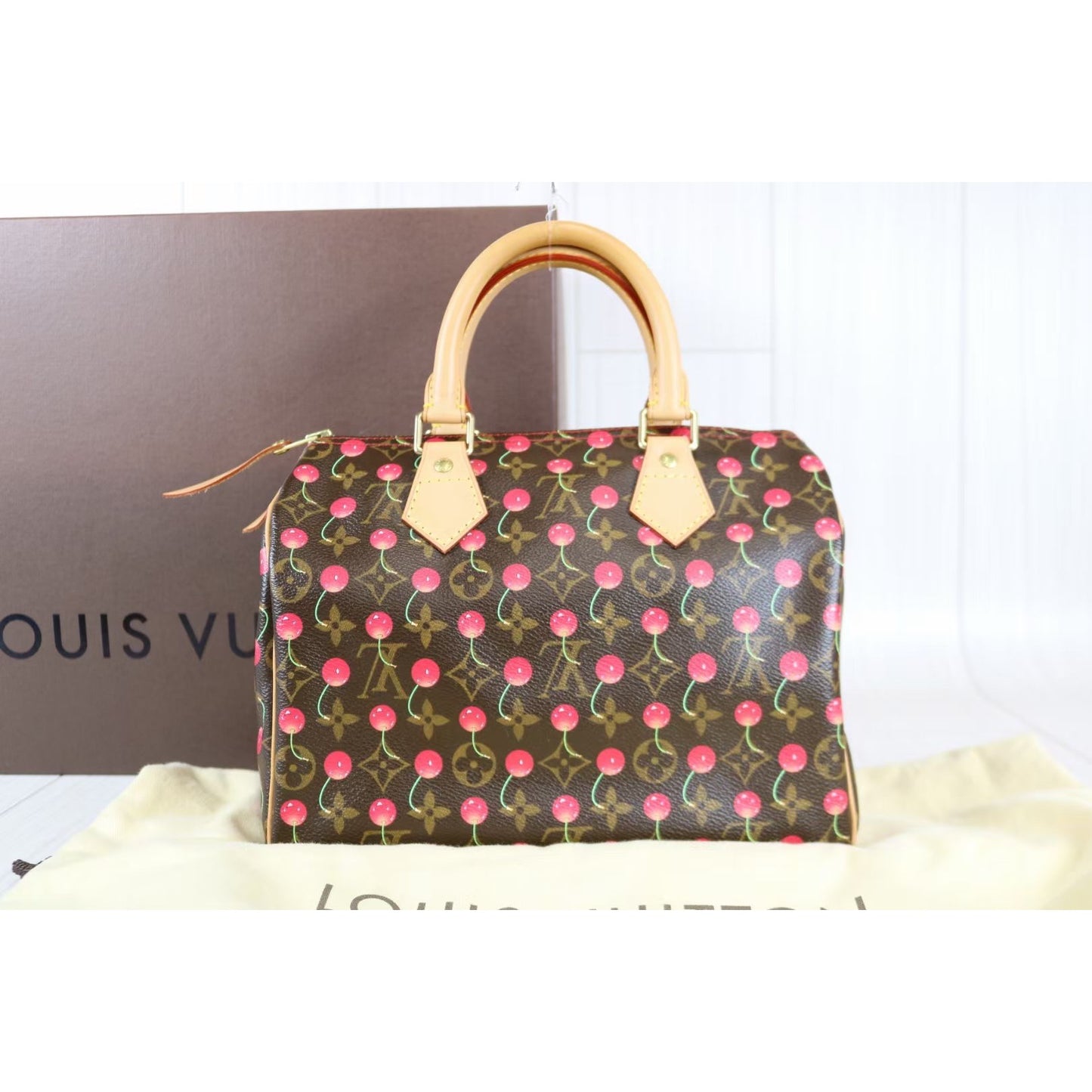 Rank SA ｜ LV Monogram Cherry Speedy 25｜ 051308